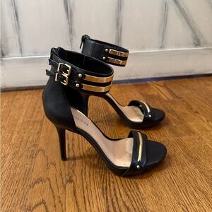 Black & Gold Heels